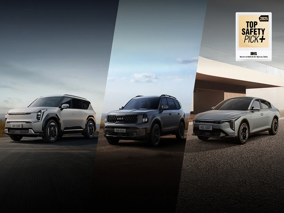Kia EV9, Telluride, and K4 Earn 2025 IIHS TOP SAFETY PICK+ Ratings