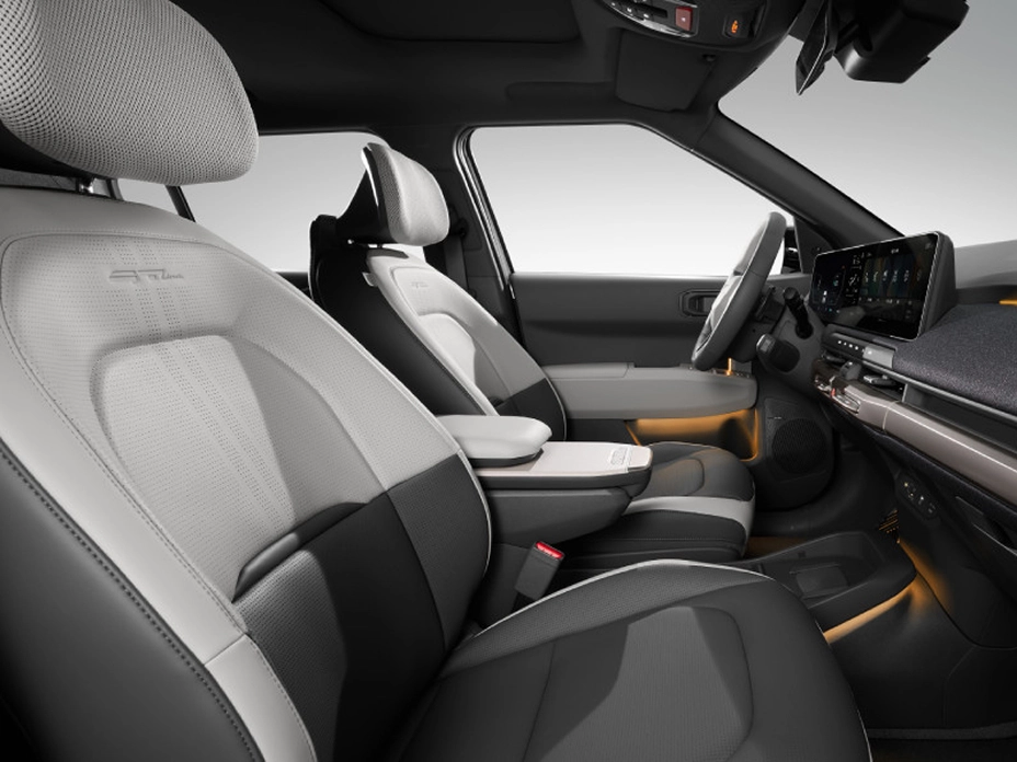 Interior image of the Kia EV3, winner of the 2025 World Car of the Year