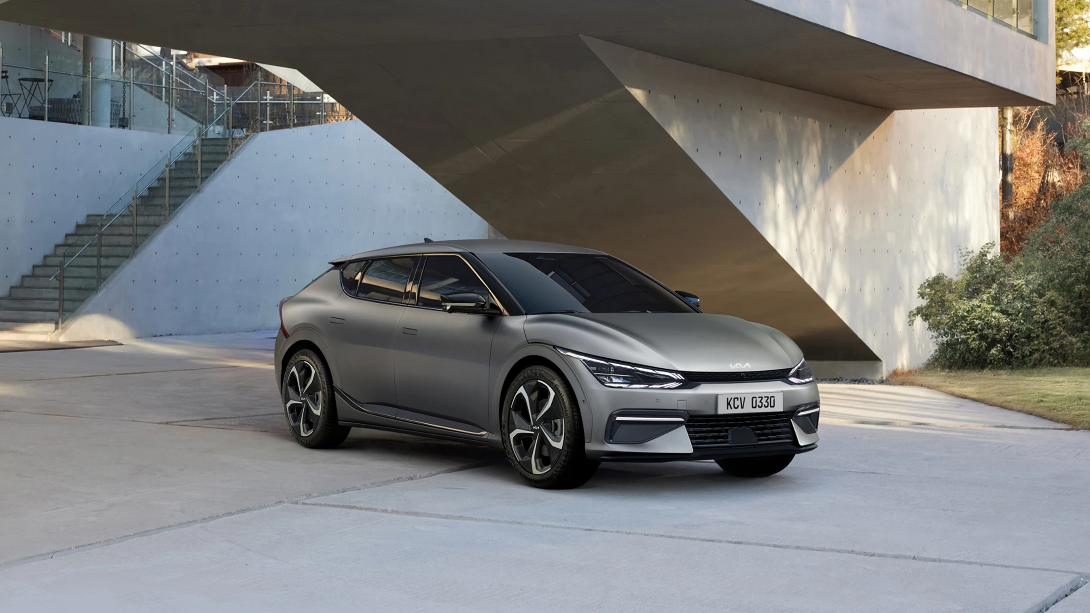 Exterior image of the Kia EV6, winner of the European Car of the Year