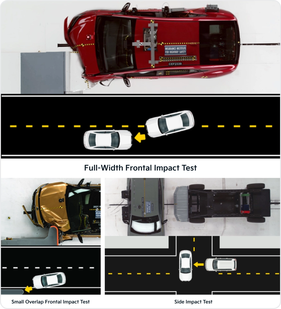 2023 Kia Telluride moderate overlap front crash test image