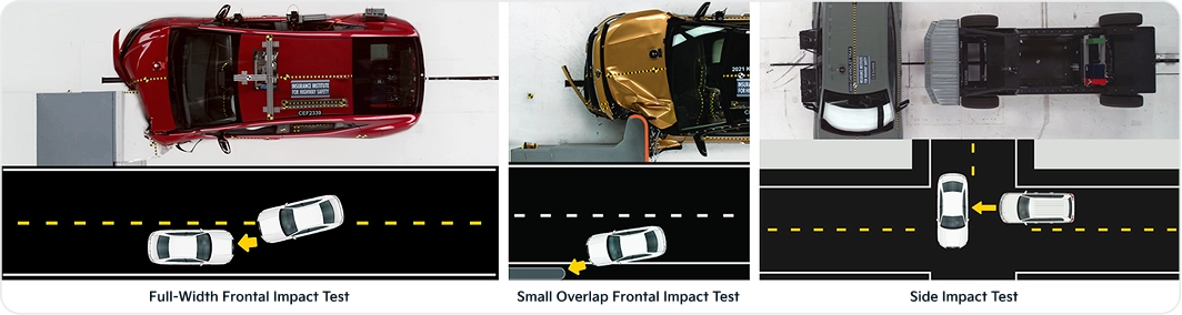 2023 Kia Telluride moderate overlap front crash test image