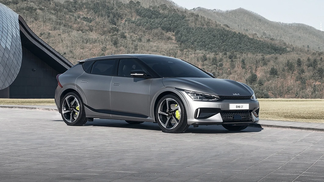 Kia EV6 GT parked on the road