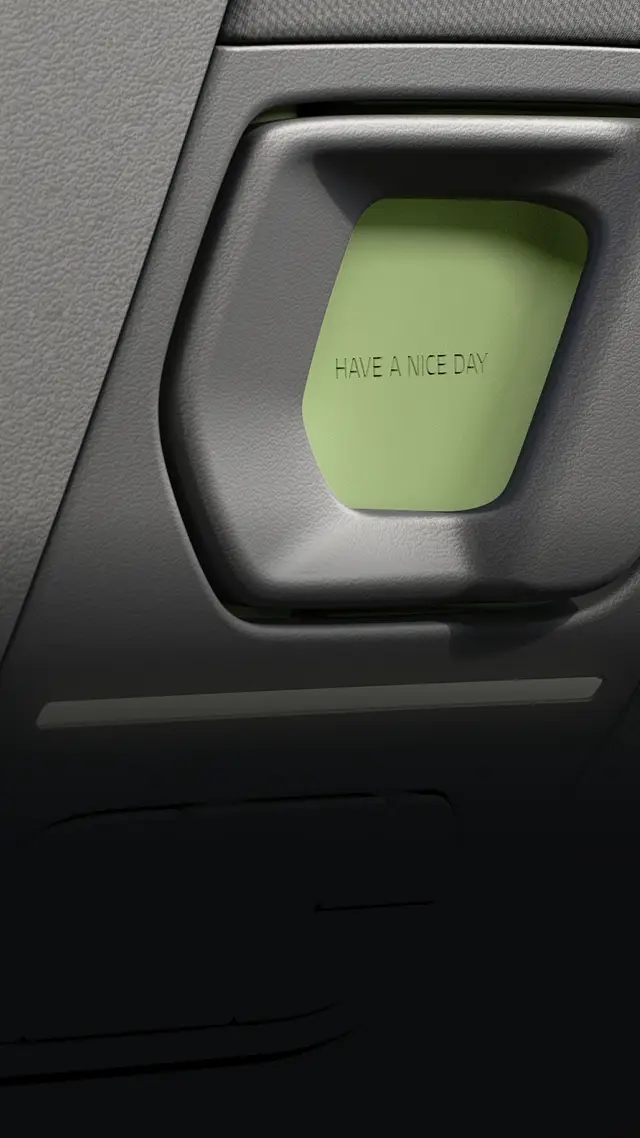 Kia EV2 interior welcome light button image