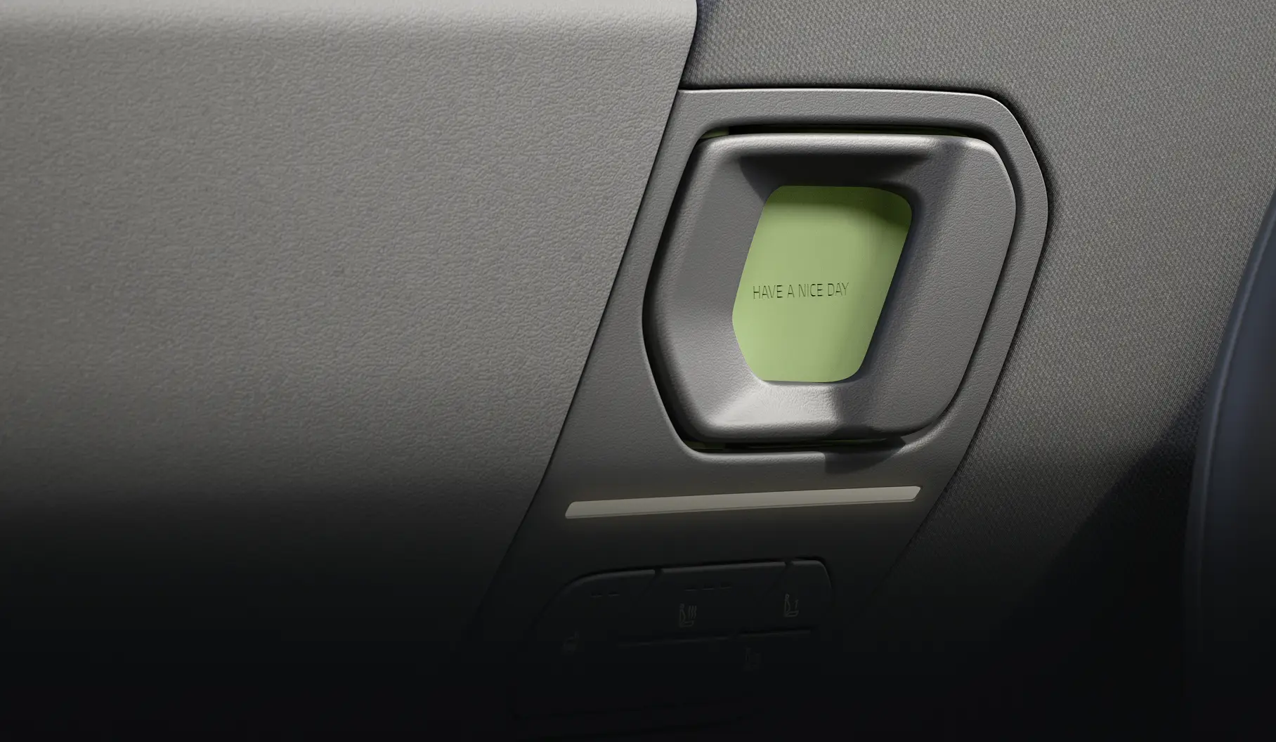 Kia EV2 interior welcome light button image