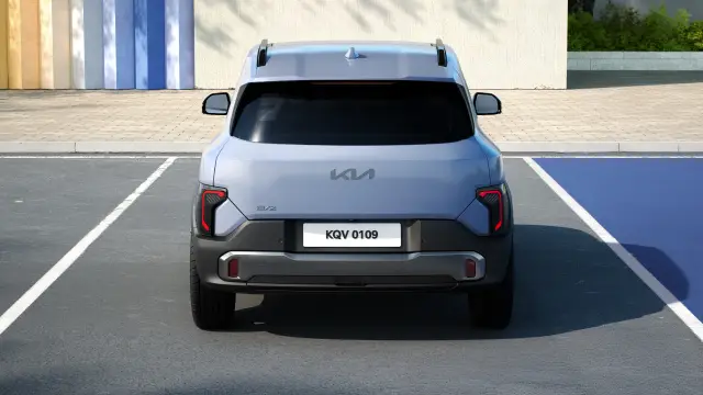 Rear view image of Kia EV2