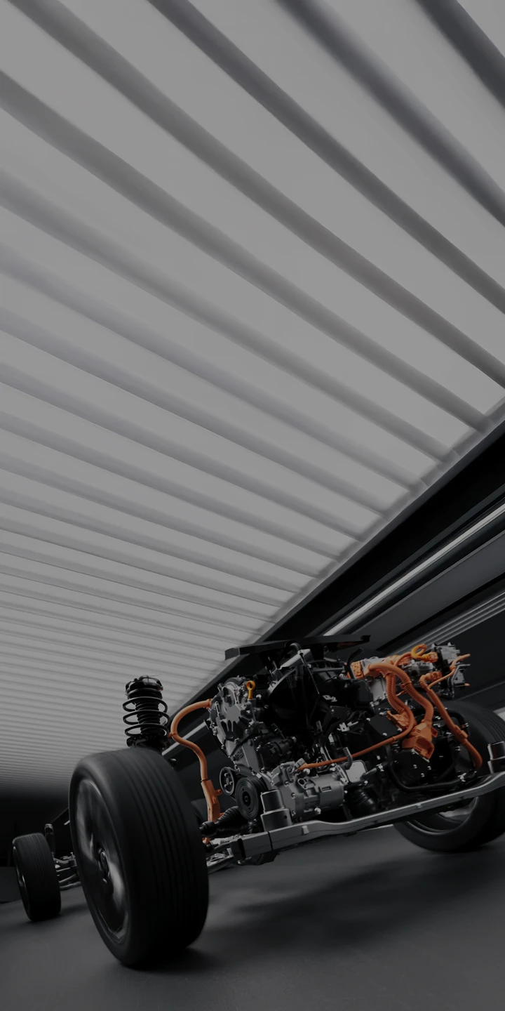 기아 하이브리드 파워트레인 시스템 구조 이미지