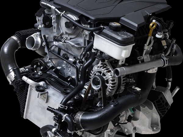 자동차 엔진 및 주요 부품 클로즈업 이미지