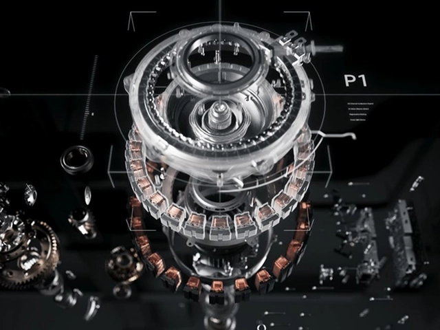 TMED-II 하이브리드 시스템 전기 구동 시스템 내부 구조 이미지