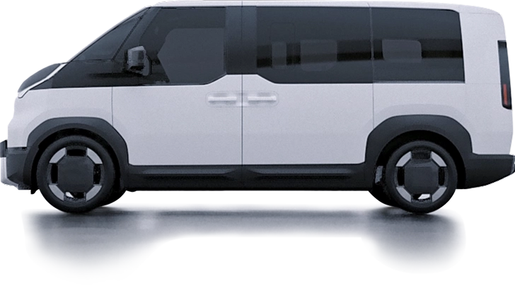 플랫폼 기반 PBV 차량 측면 이미지