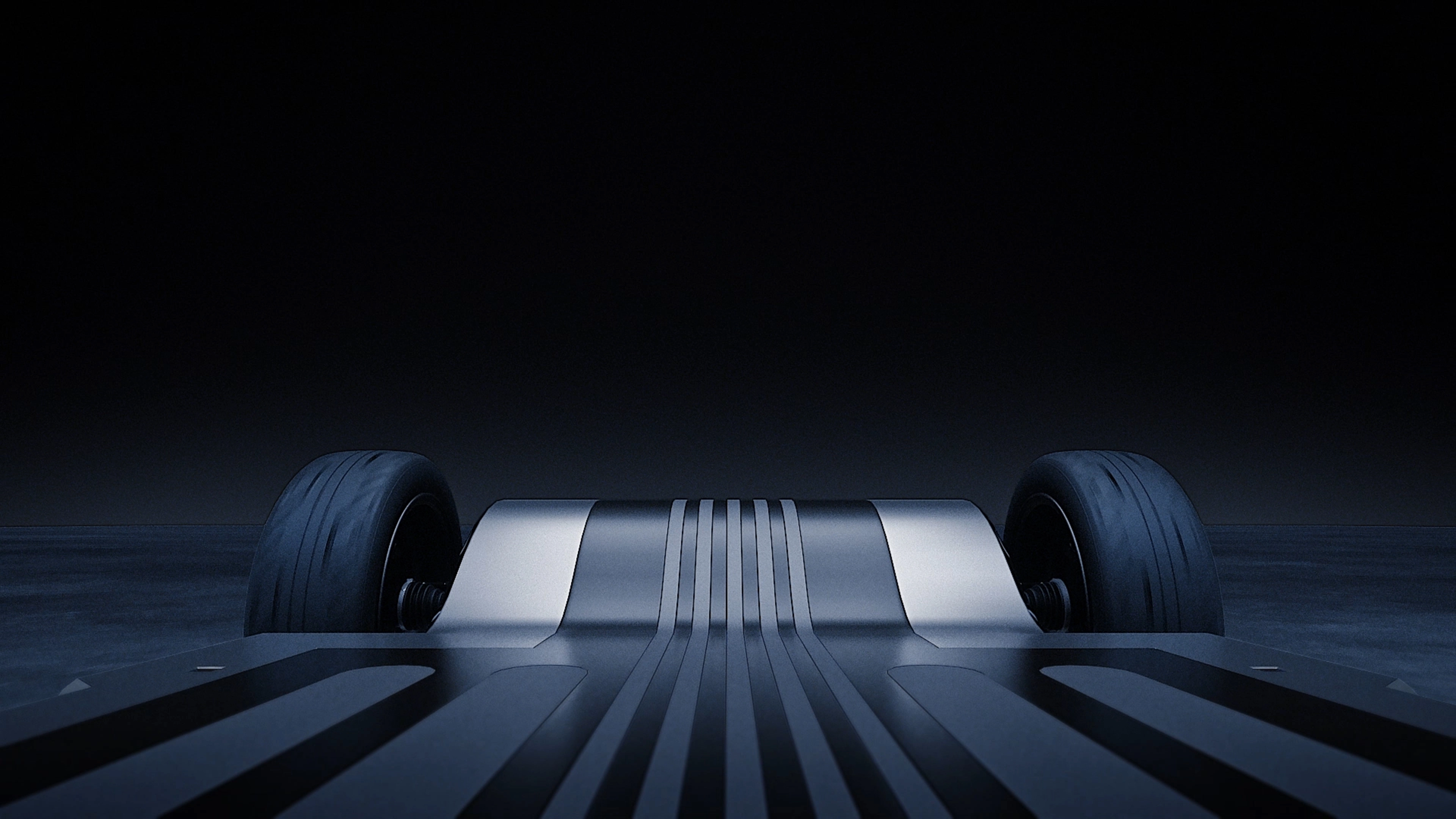 전기차 전용 플랫폼 구조 이미지