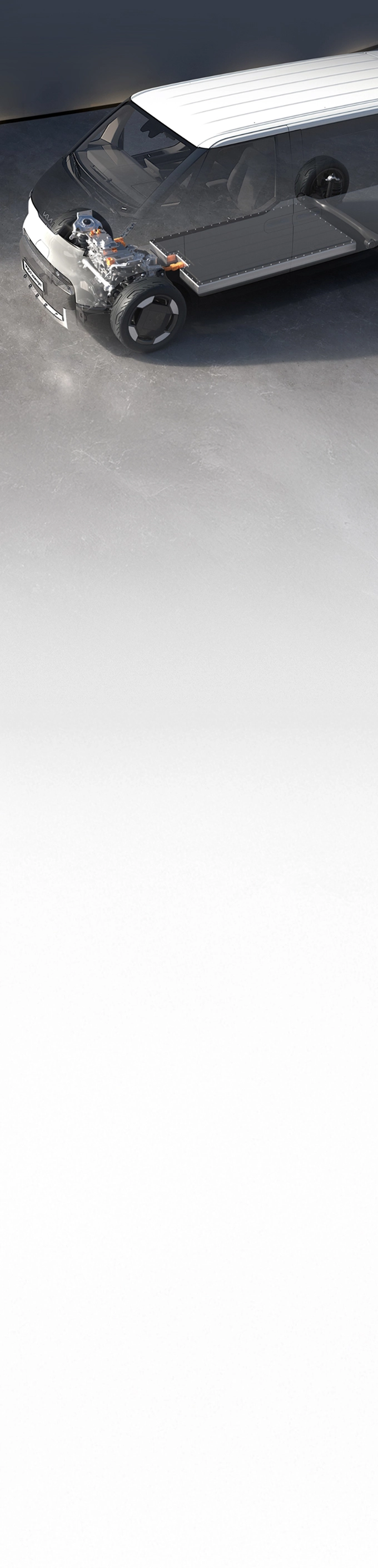 E-GMP.S 플랫폼 기반 PBV 차량 공간 활용 이미지