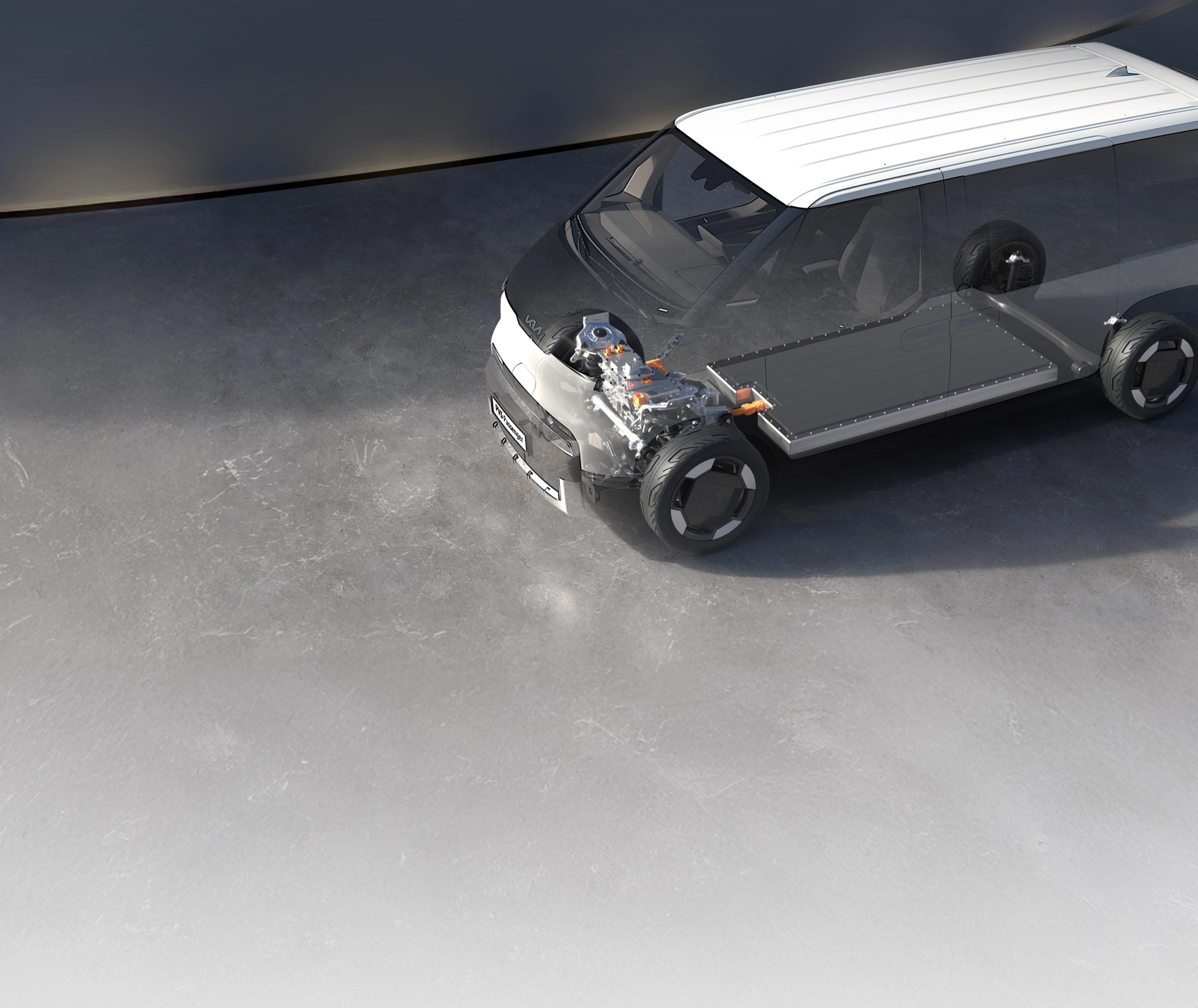 E-GMP.S 플랫폼 기반 PBV 차량 공간 활용 이미지