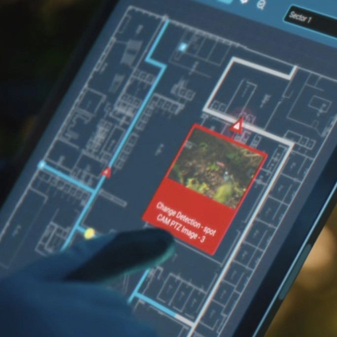 로봇 관리 소프트웨어 올빗 운영 화면 이미지