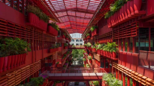 Interior view of Kia China Future Design Studio in Shanghai