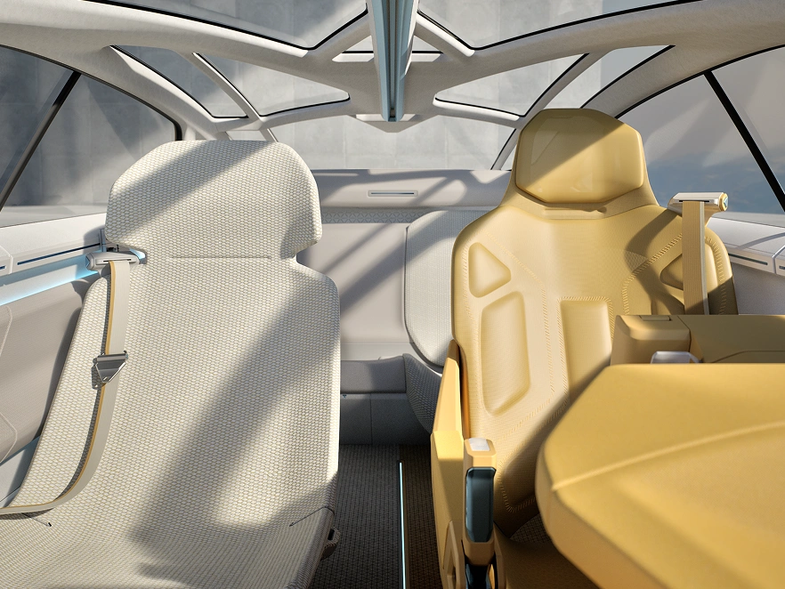 기아 비전 메타투리스모 콘셉트  카 운전석과 조수석 공간 실내 이미지