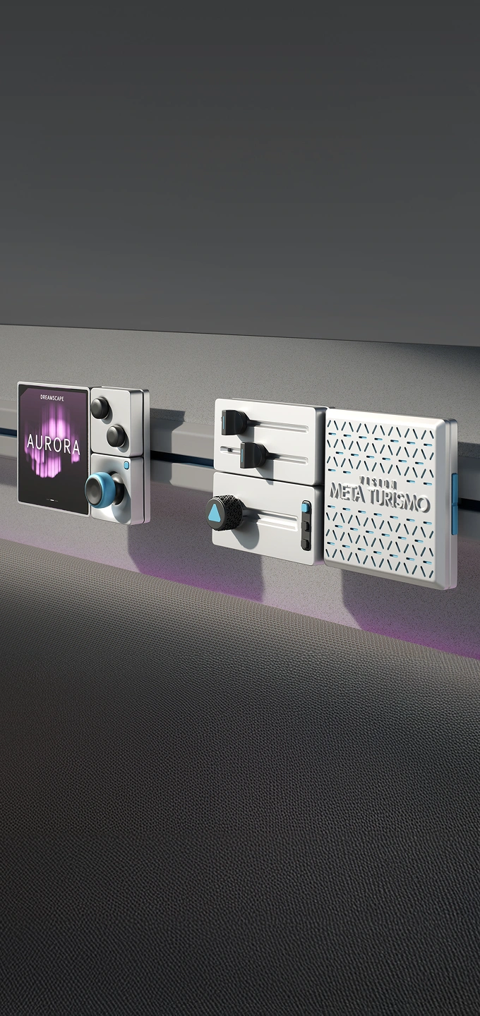 기아 비전 메타투리스모 콘셉트카 Add-Gear 모듈형 인터페이스 디테일 이미지