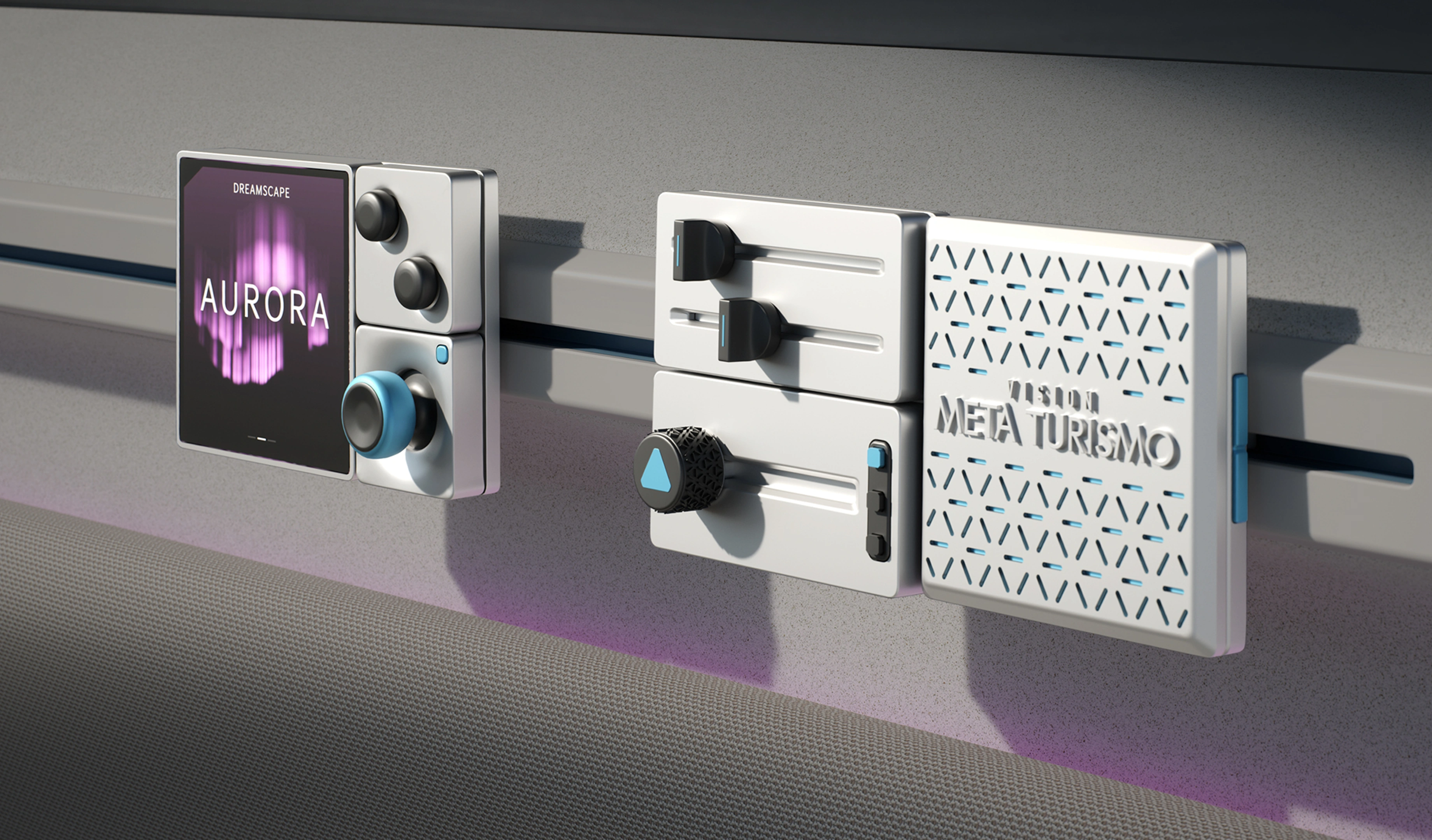 기아 비전 메타투리스모 콘셉트카 Add-Gear 모듈형 인터페이스 디테일 이미지