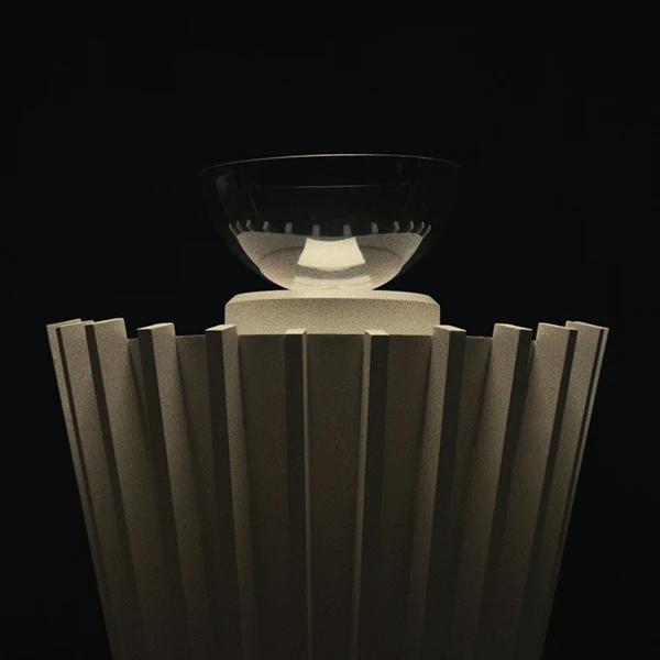 View of the draw bowl used in the FIFA World Cup 2026 draw ceremony