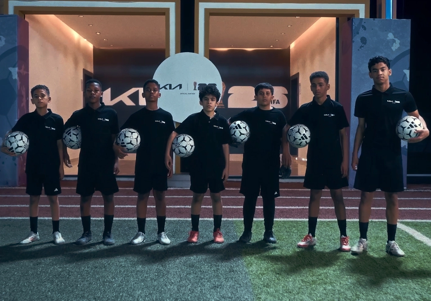 기아 OMBC 프로그램에 참여한 유소년 선수 단체 이미지