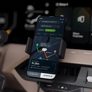 차량 소프트웨어 지도 화면 이미지