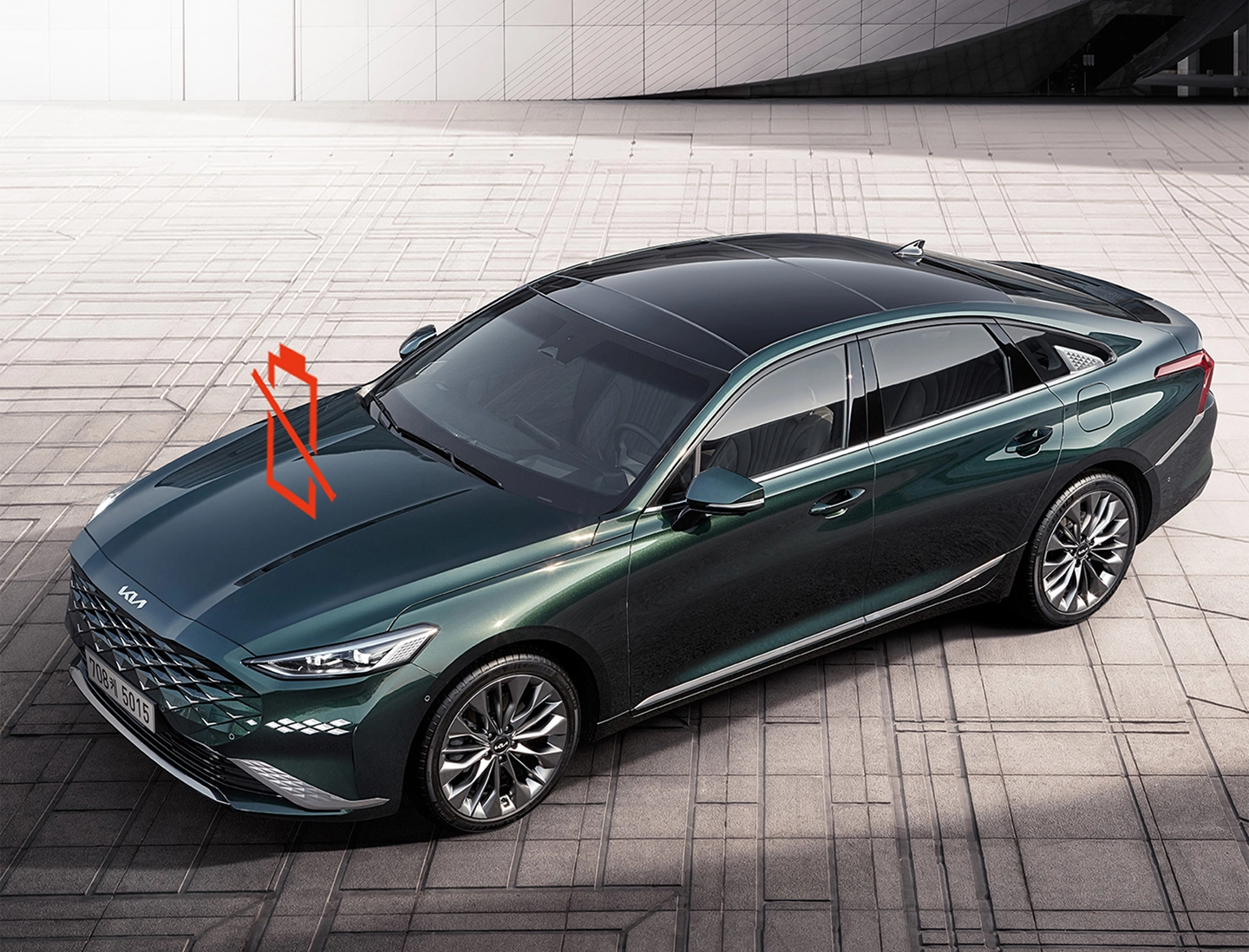 기아 차량 외부 기능 안내 이미지