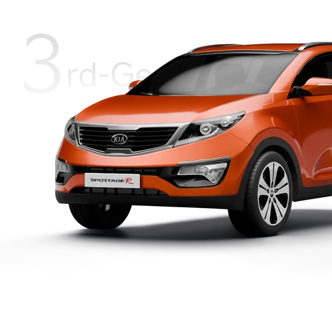 3세대 기아 스포티지 전측면 외관 이미지