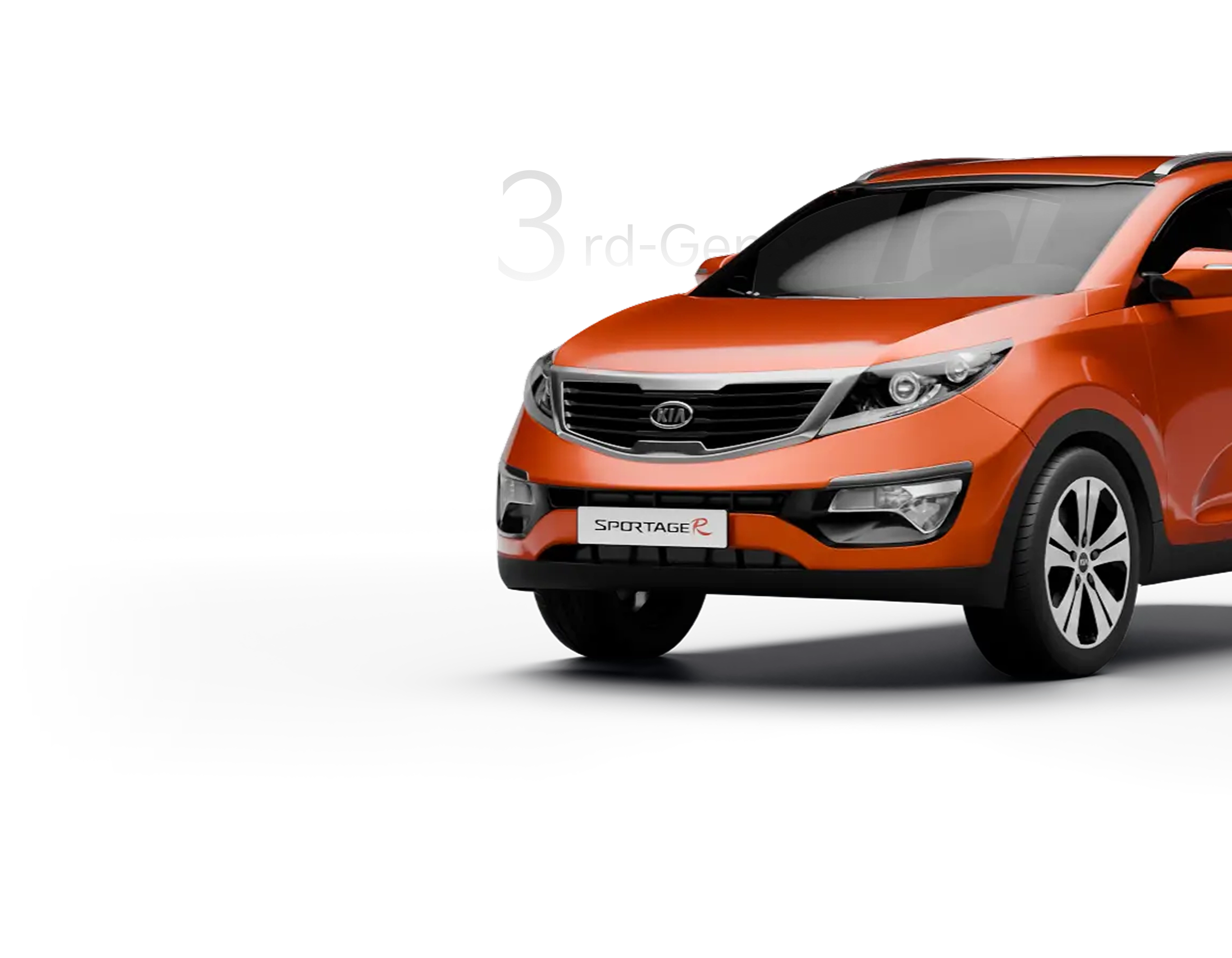 3세대 기아 스포티지 전측면 외관 이미지