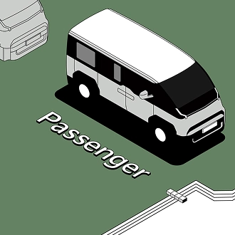다양한 바디 타입으로 구성할 수 있는 기아 PBV 그래픽