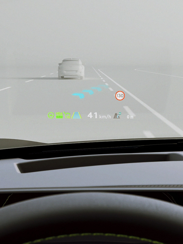 Heads-Up Display in ACTION - Kia EV6 